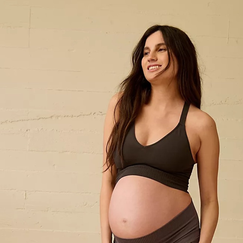Free People Charcoal Crop Top